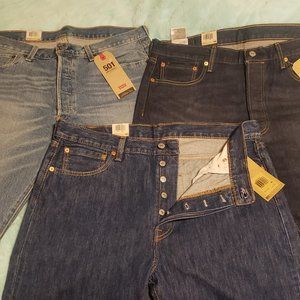 Men's Levi's 501 36x34 Lot of 3
